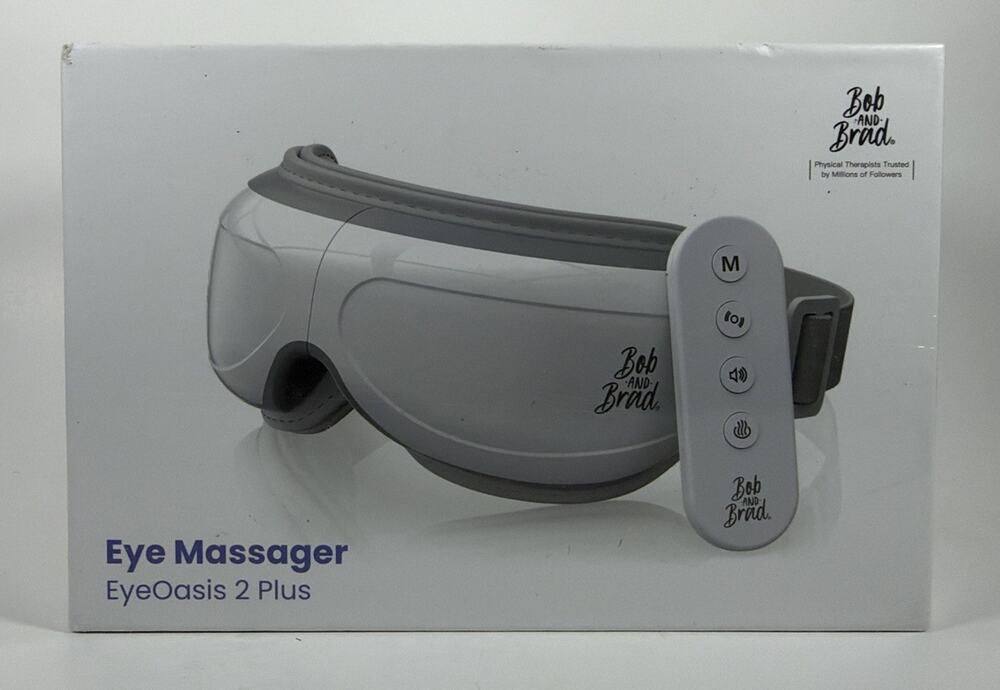 Bob And Brad Eye Massager EyeOasis 2 Plus w/ Remote Heat & Air Relief Music New